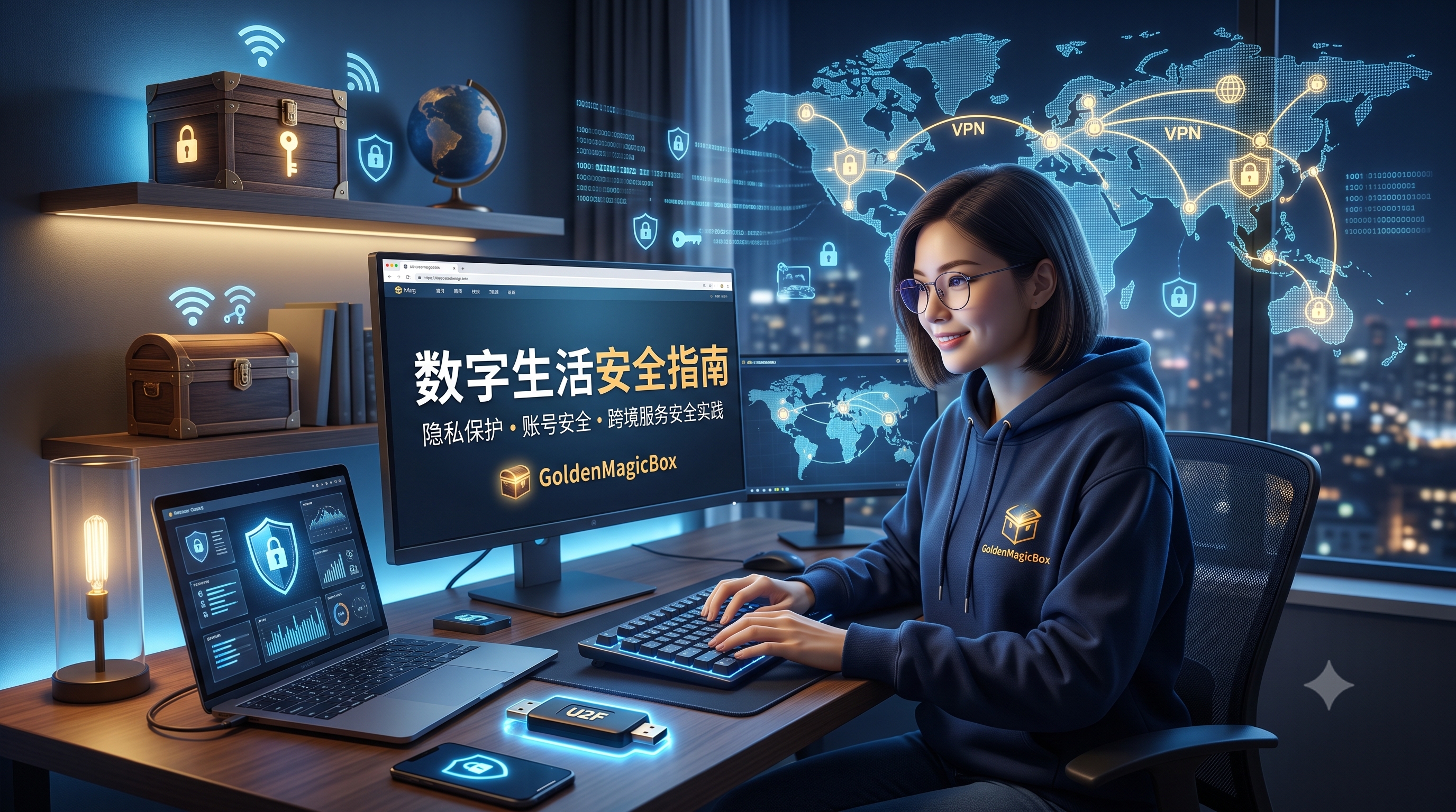 数字生活安全指南：隐私、账号、跨境服务的安全实践